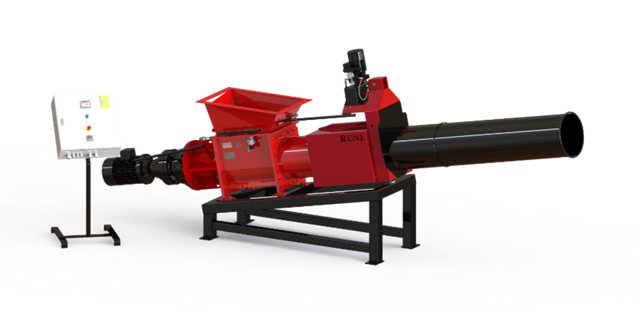 Case, Bortskaffelsesanlæg, SK370, RUNI, sneglekomprimator, komprimering, komprimator Case, Bortskaffelsesanlæg, SK370, RUNI, sneglekomprimator, komprimering, komprimator