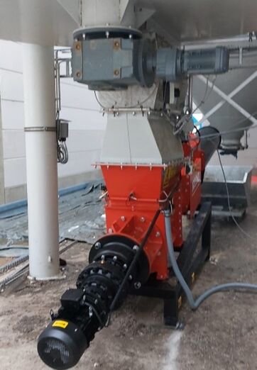 Case, Bortskaffelsesanlæg, SK370, RUNI, sneglekomprimator, komprimering, komprimator Case, Bortskaffelsesanlæg, SK370, RUNI, sneglekomprimator, komprimering, komprimator