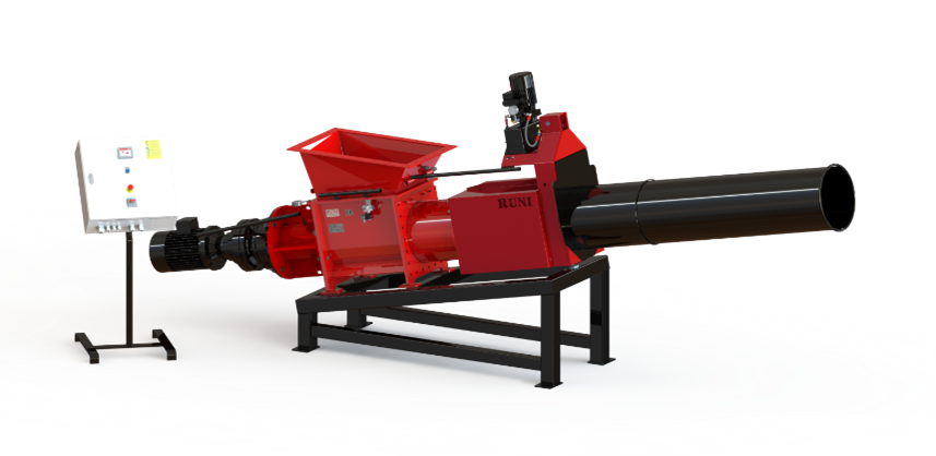 Case, Bortskaffelsesanlæg, SK370, RUNI, sneglekomprimator, komprimering, komprimator Case, Bortskaffelsesanlæg, SK370, RUNI, sneglekomprimator, komprimering, komprimator